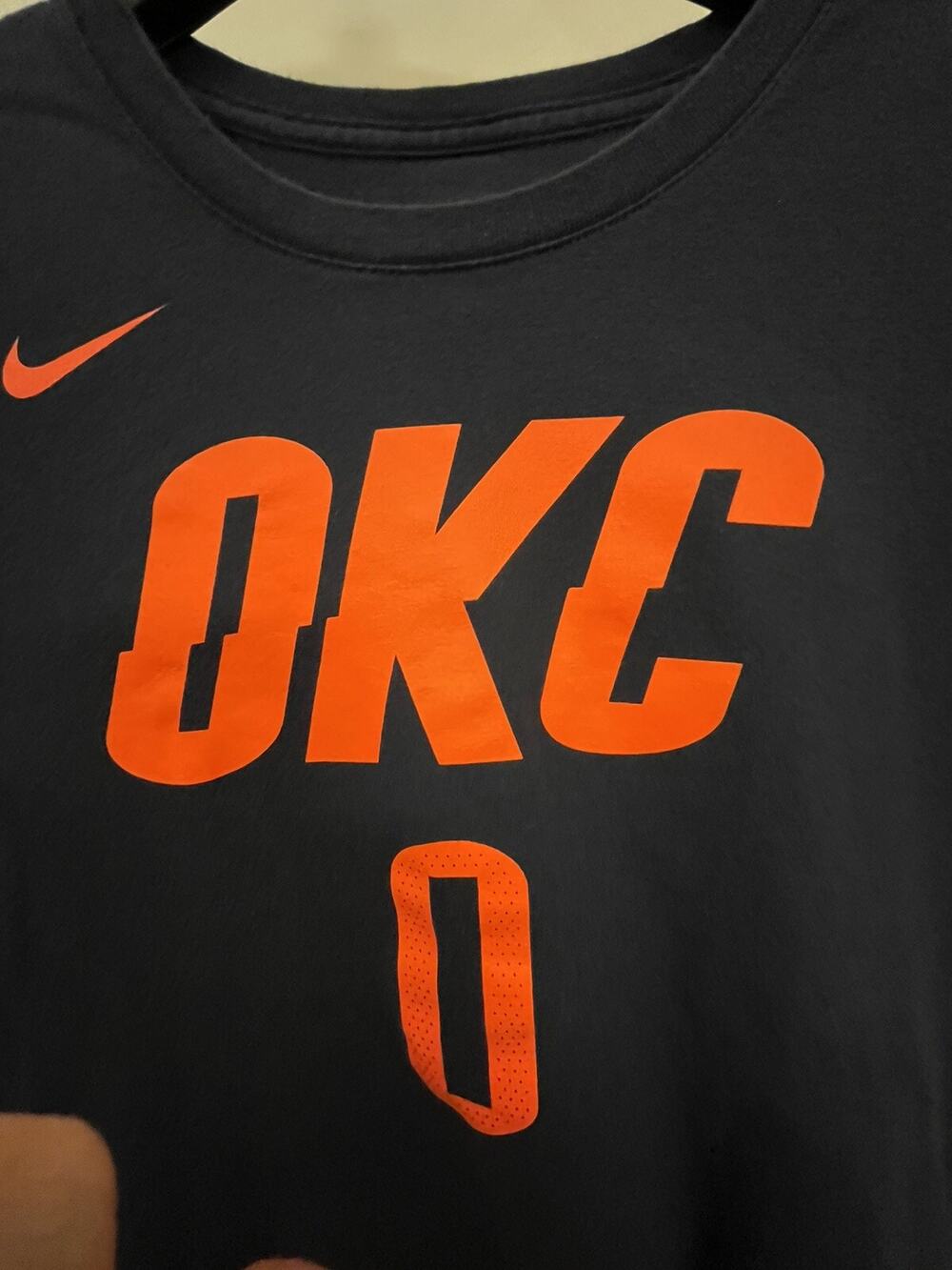 Nike Dri-FIT Russell Westbrook OKC Thunder Boys Large Statement T-Shirt #0